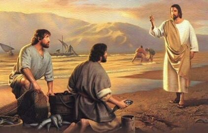 Gesù invita i discepoli a seguirlo