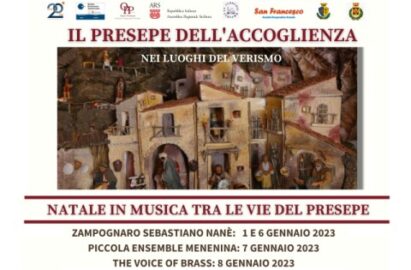 locandina presepe dell'accoglienza