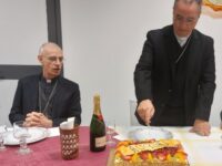 Monsignor Carmelo Cuttitta e il vescovo Antonino Raspanti