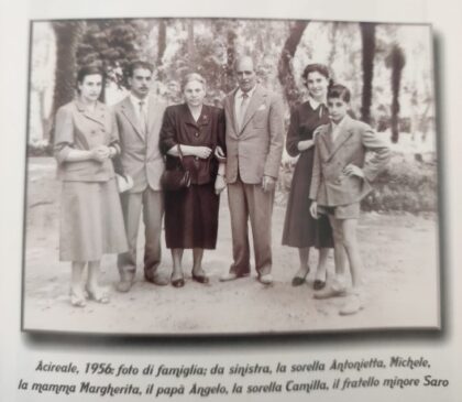 Camilla Strano in una foto di famiglia