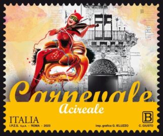 francobollo carnevale acireale