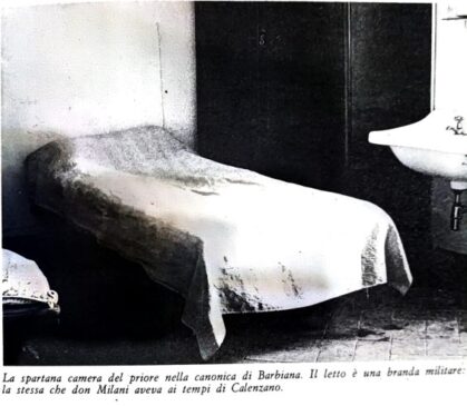 letto di don Milani