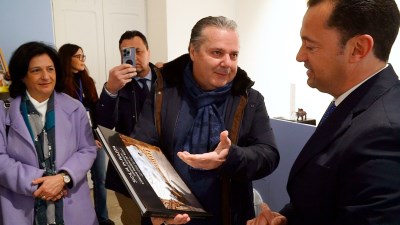 assessore Scarpinato in visita al museo di Comiso