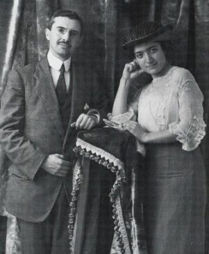 Gaetano Ponte e la moglie