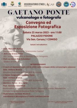 locandina incontro su Gaetano Ponte
