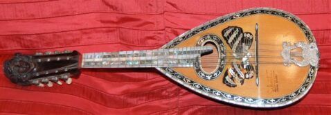 mandolino di fine 800, ditta Silvestri