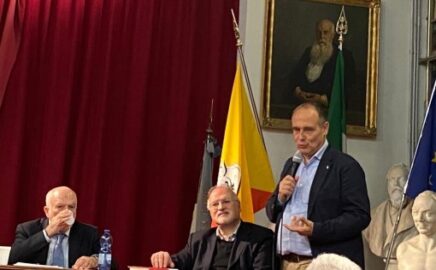 Michelangelo Patanè,don Vittorio Rocca e il sindaco Alì