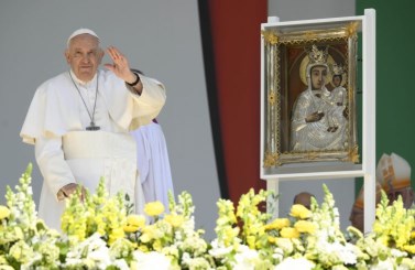 papa francesco in Ungheria