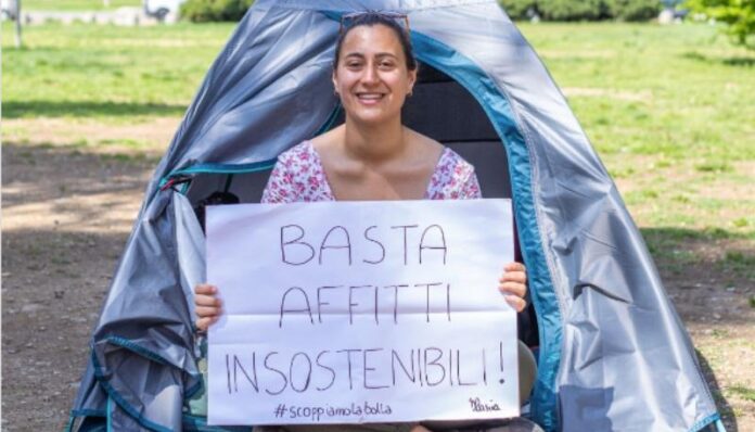 affitto studenti protesta