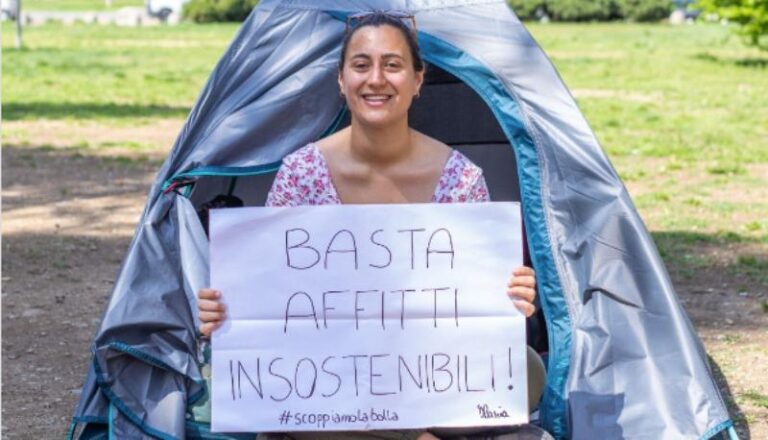 affitto studenti protesta