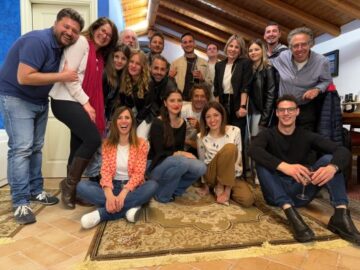 i corsisti posano per la foto ricordo