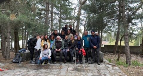 corsisti sull'Etna