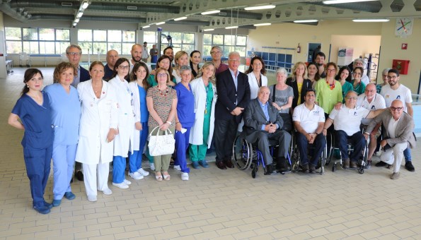 riconsegna piscina Unità spinale ospedale Cannizzaro