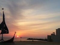 Mazara del Vallo monumento al pescatore su francobollo