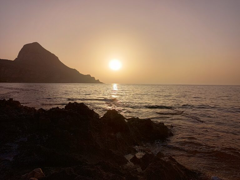 sicilia trapani spiagge macari tramonto