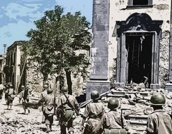 1943 truppe alleate a Randazzo