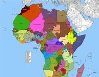 cartina dell’Africa