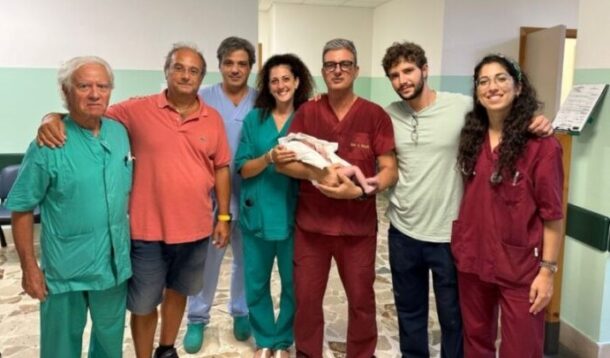 èquipe Asp di palermo con piccolo Eli