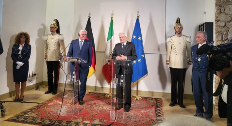 Incontro tra Mattarella e Steinmeier