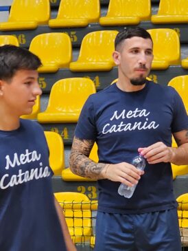 Carmelo Musumeci, il capitano della Meta Catania Calcio a 5