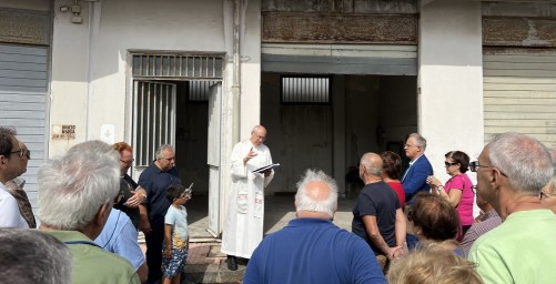 inizio lavori per ambulatorio sanitario all'Help center