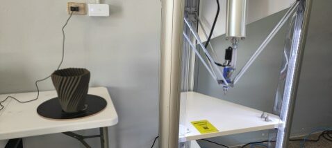 living lab stampante e oggetto realizzato