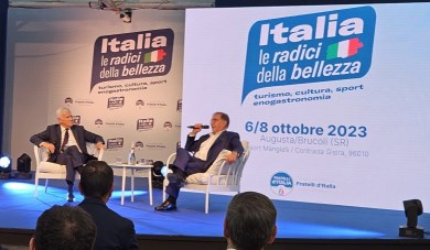 Convention di Fratelli d'Italia a Brucoli
