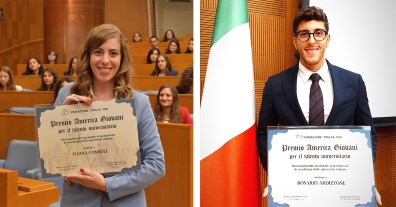 Due giovani premiati per talento universitario 2023