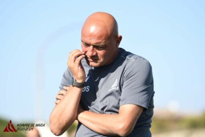 Fabio De Sanzo, allenatore dell'Acireale durante il match contro il Licata