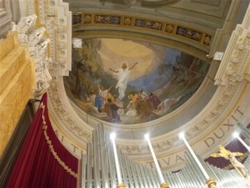 Chiesa Sacro Cuore di Gesù affresco di Panciroli