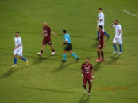 Cicirello e Montaperto protestano con l’arbitro Ciaravolo