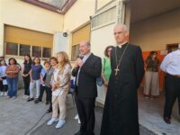 Don Marco Catalano e il vescovo Raspanti
