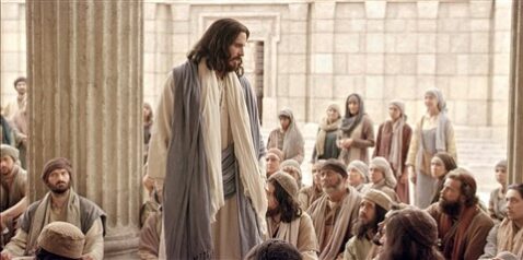 Gesù predica l'umiltà