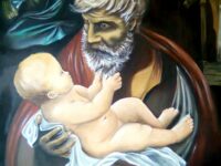 San  Giuseppe tela di Giusi Torrisi
