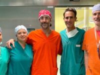 èquipe che ha esguito intervento di chirurgia bariatrica