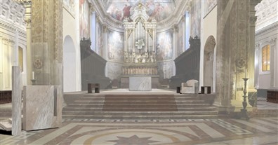 progetto vincitore adeguamento liturgico cattedrale Acireale