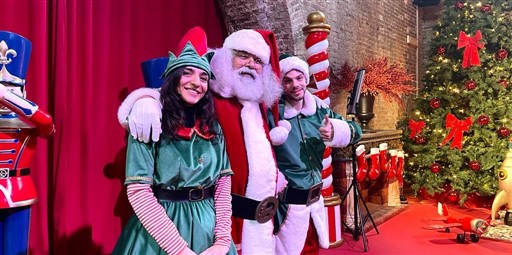 Christmas town Babbo Natale alle Ciminiere