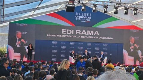 Il ministro Edi Rama ad Atreju