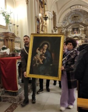 Quadro della madonna dell'abitino