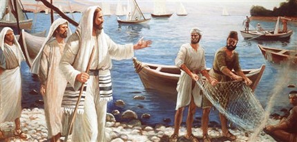 apostoli lasciano le reti per seguire Gesù
