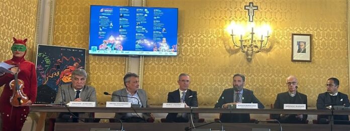 Presentazione Carnevale Acireale 2024 tavolo relatori