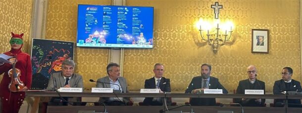 Presentazione Carnevale Acireale 2024 tavolo relatori