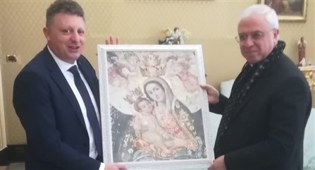 Scandurra e vescovo Renna