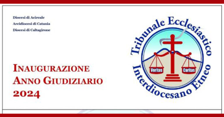 Anno Giudiziario 2024 TRIBUNALE ECCLESIASTICO