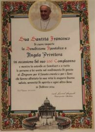 benedizione apostolica di papa Francesco