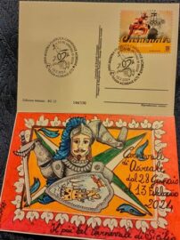 Cartolina postale carnevale Acireale