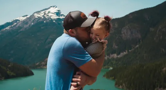 festa del papà,padre e figlia