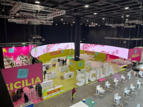 Lo stand della Sicilia alla Bit di Milano