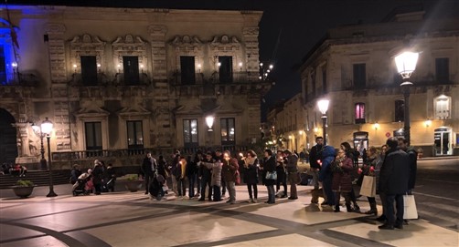 flashmob contro la guerra