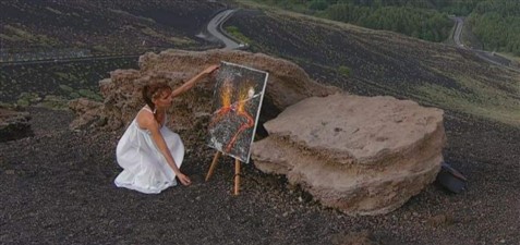 Giusy Mintendi sull'Etna